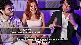 first casting interview turns filthy with two guys railing this euro slut fmm!