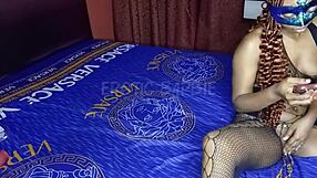 Oiled Ebony Momma Bear Fingers Squirt-Ready Pussy For Your Tongue!