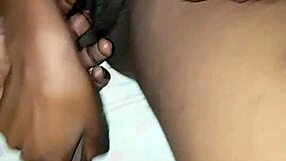 her hairy pussy lips spread wide as monster cock pounds deep creampie explosion