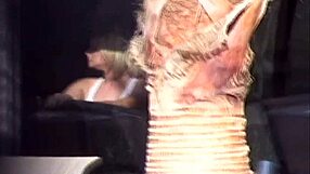 WATCH THIS BLONDE MOM BEG FOR BIG COCK IN FISHNETS!