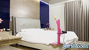 Mega tits plumper dolessa spreads wide 😍 for the pounding fucking machine 💦