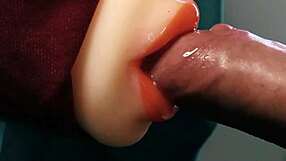 i give the hottest deep wet blowjob to this massive cock