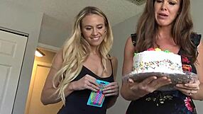 Teddy Tarantino scores double babe birthday suck fuck