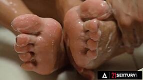 i meant to say cherry kiss's foot tease got so oily n hot!!