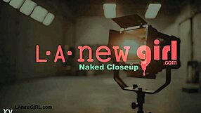 Cute petite brunette teen reveals sexy body during casting interview