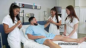 Sexy Medics Probe Huge Hard Cock Deep!