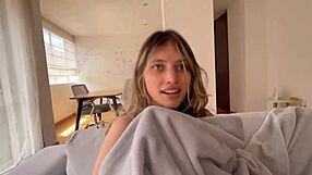 My shy exgirlfriend heats my big hairy vagina every time she appears!