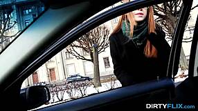 Whoa! Coed Alita Angel Rides Cock Wild to Screaming Shaved Pussy Orgasm in Lingerie