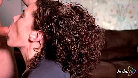 Redhead Slut Sucks Cock Deep with Slaps Rough Face Fucking and Facial Cumshot