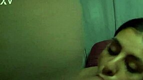 my girlfriend strips naked and sucks my cock hot