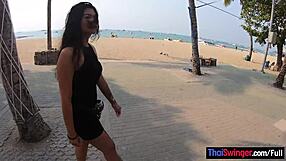 big ass thai teen 18+ amateur rides tourist's monster cock in hardcore pov fuck