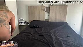 Early Morning Wake-Up Sparks Naughty Anal Masturbation Play