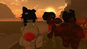 Milf Nudist Beach Flashes Big Ass and Tits Short Cut!