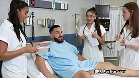 Sexy Medics Probe Huge Hard Cock Deep!