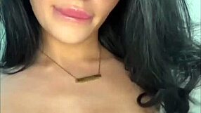 slutty american student fingers pussy to squirting orgasm