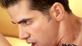 Brunette Girlfriend Deepthroats Daddy's Monster Cock in Doggystyle Pound