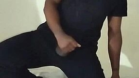 18 year old teen orgasms fast in jeans solo masturbation with slow cum buildup