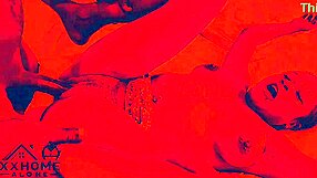 i crave that intimate ebony slut pounding in red-lit cozy room