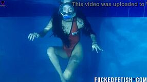 helen star sexy apnea pool tits tease