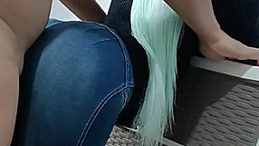 the virgin stepdaughter seduces bbc stepdad using butt-lifting jeans for cock