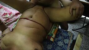 i massage indian aunty's ass with oil then fuck her