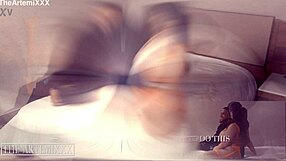 sarah arabic's big tits bounce in artemixxx interview