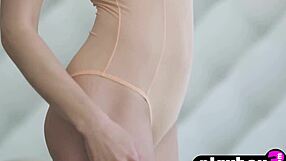 Petite Milf Small Tits Posing Lingerie Striptease Undressing Natural Body Softcore