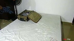 boyfriend stays for sneaky sex lure