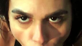 brunette teen mamando director's monster cock backstage till facial cumshot