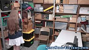 Milf and Teen Caught Shoplifting Lead to Wild Sucking!