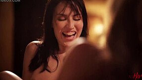 my hot babysitter teases pussy close up before lesbian tribbing