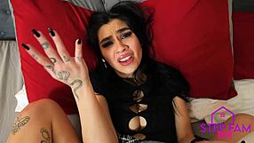 Tricking Step Sis Delilah Dagger Into Raw Fuck Session