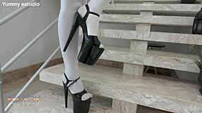 sexy colombian teen brittany taylor takes four big cocks double anal gaping