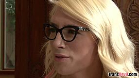 imagine your petite trans babysitter's tiny tits bouncing on wolf hudson's monster