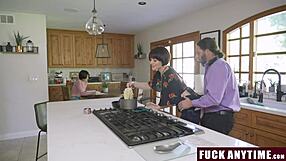 stepdaddy desires his wife and stepdaughter anytime for hardcore rides