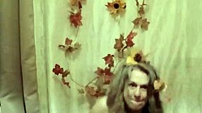 french housewife slave celebrates autumn with dirty talk orgasms and toys