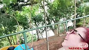Mary Redqueen Liu Gang Bare Naked Street Femdom Tease