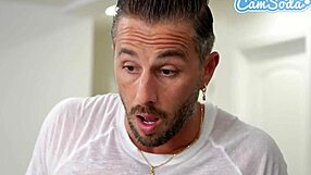 big tits milf stepmom blowjob cowgirl rides stepson doggystyle while stepdad showers