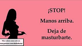 Easy level orgasm hold jerk game