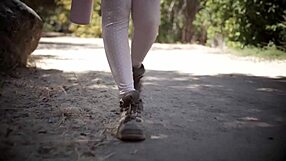 my hot babysitter teases pussy close up before lesbian tribbing