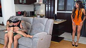 Hey stepmom, love watching stepson fuck while you enjoy your wet pussy then join in?