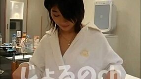 19-year-old waitress resembling shiina saki serves up amateur fun