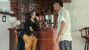 damn this colombian housewife at my bar offers cash for my cock 😈👅