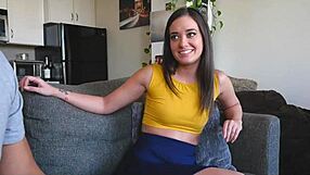 Step sister massage teases panties into wet masturbation frenzy