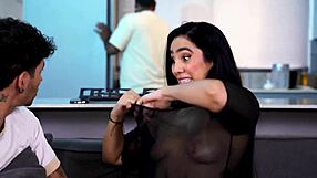 stepmom's huge ass shakes while stepson fucks what hubby won't give her