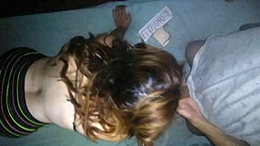 Girlfriend Sucks Cock in Bikini Before Bent-Over Doggystyle Pounding