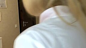 Intimate Nurse Milf Latex Gloves Shaved Tight Pussy Waxing Donald T Big Cock