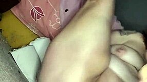 Thrilling solo dildo pounding unleashes massive squirting flood across the room