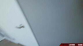 pervert stepbro fucks cute petite sis at computer