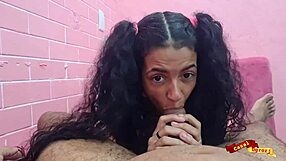 My Latina Babysitter Sucks Me Off for Quick Cash Payment